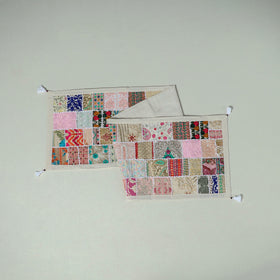 Khambadiya patchwork table runner (73 x 17 in) 09