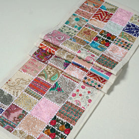 Khambadiya patchwork table runner (73 x 17 in) 09