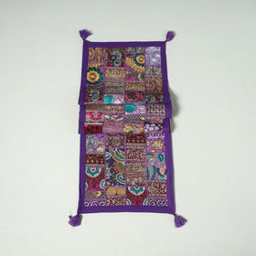 Khambadiya patchwork table runner (73 x 17 in) 10