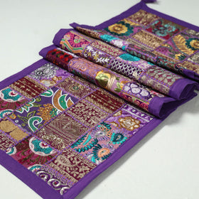 Khambadiya patchwork table runner (73 x 17 in) 10