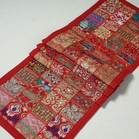 Khambadiya patchwork table runner (73 x 17 in) 11