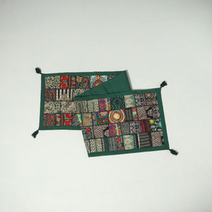 Khambadiya patchwork table runner (73 x 17 in) 12