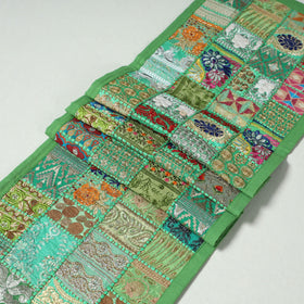 Khambadiya patchwork table runner (73 x 17 in) 13