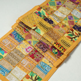 Khambadiya patchwork table runner (73 x 17 in) 14