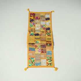 Khambadiya patchwork table runner (73 x 17 in) 14