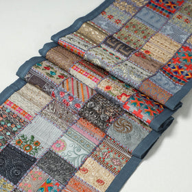 Khambadiya patchwork table runner (73 x 17 in) 18