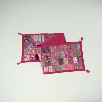 Khambadiya patchwork table runner (73 x 17 in) 19