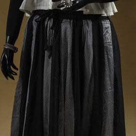 Khun patchwork 24 kali cotton long skirt 33 - handcrafted