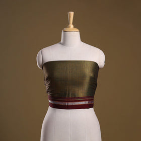 Khun weave cotton blouse piece 39 - handcrafted