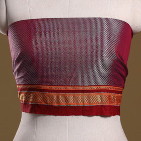 Khun weave cotton blouse piece 43 - handcrafted