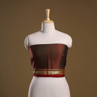 Khun weave cotton blouse piece 61 - handcrafted