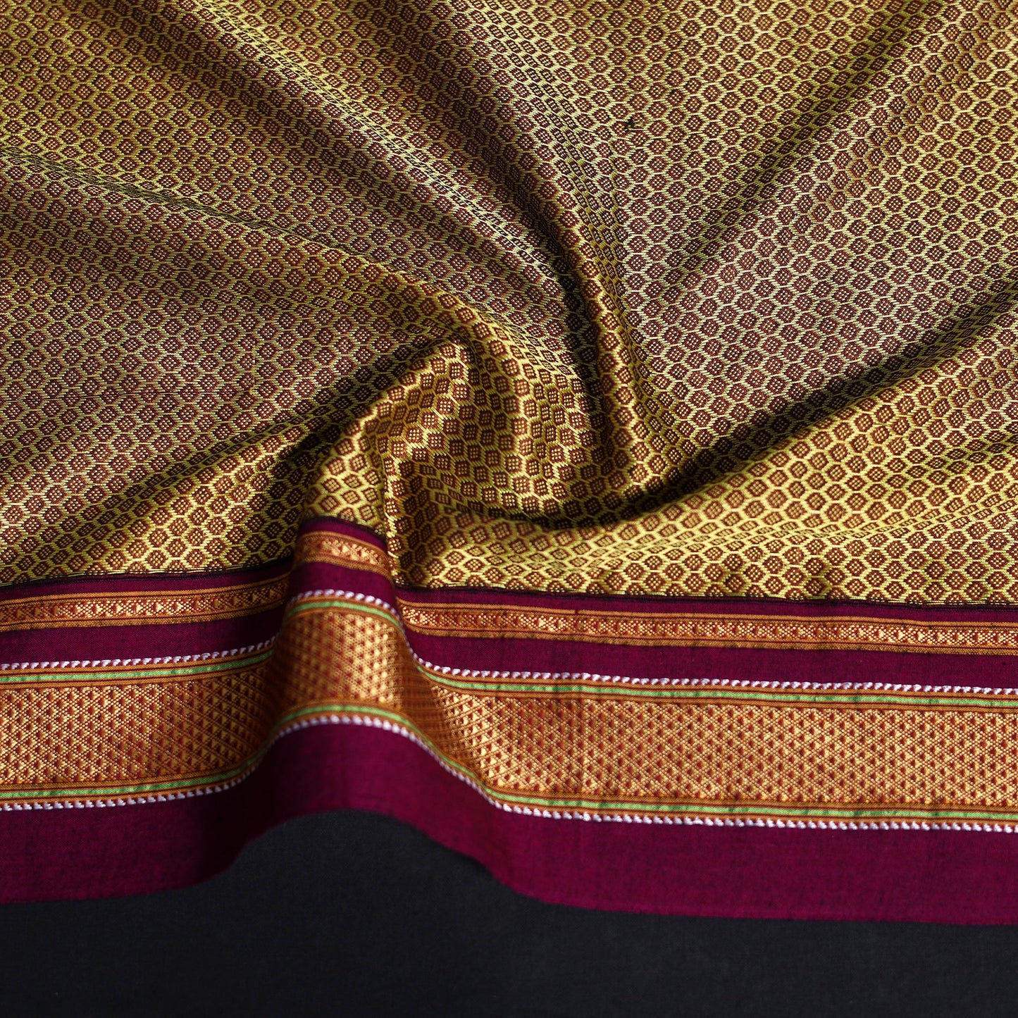 Khun weave cotton blouse piece 72 - handcrafted