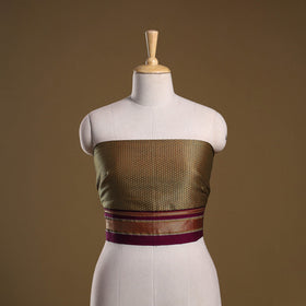 Khun weave cotton blouse piece 72 - handcrafted