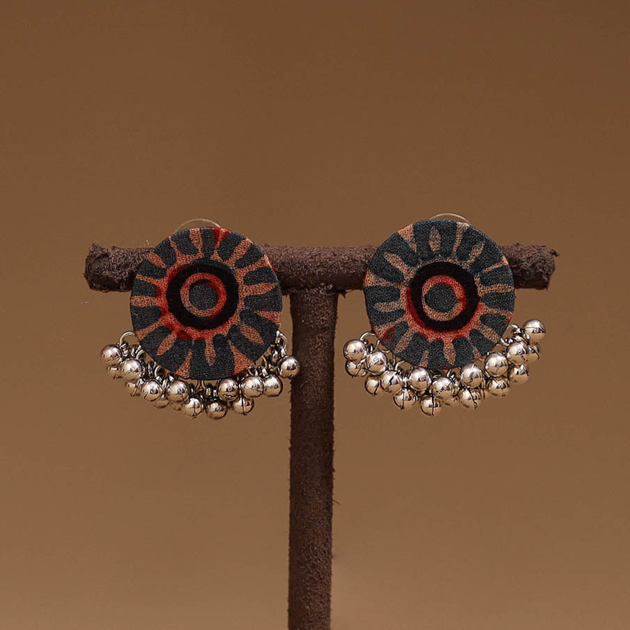 Kiara ghungroo work fabart handmade earrings - handcrafted