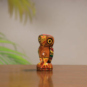  King & Queen Burdwan Wood Handpainted Sculpture Set