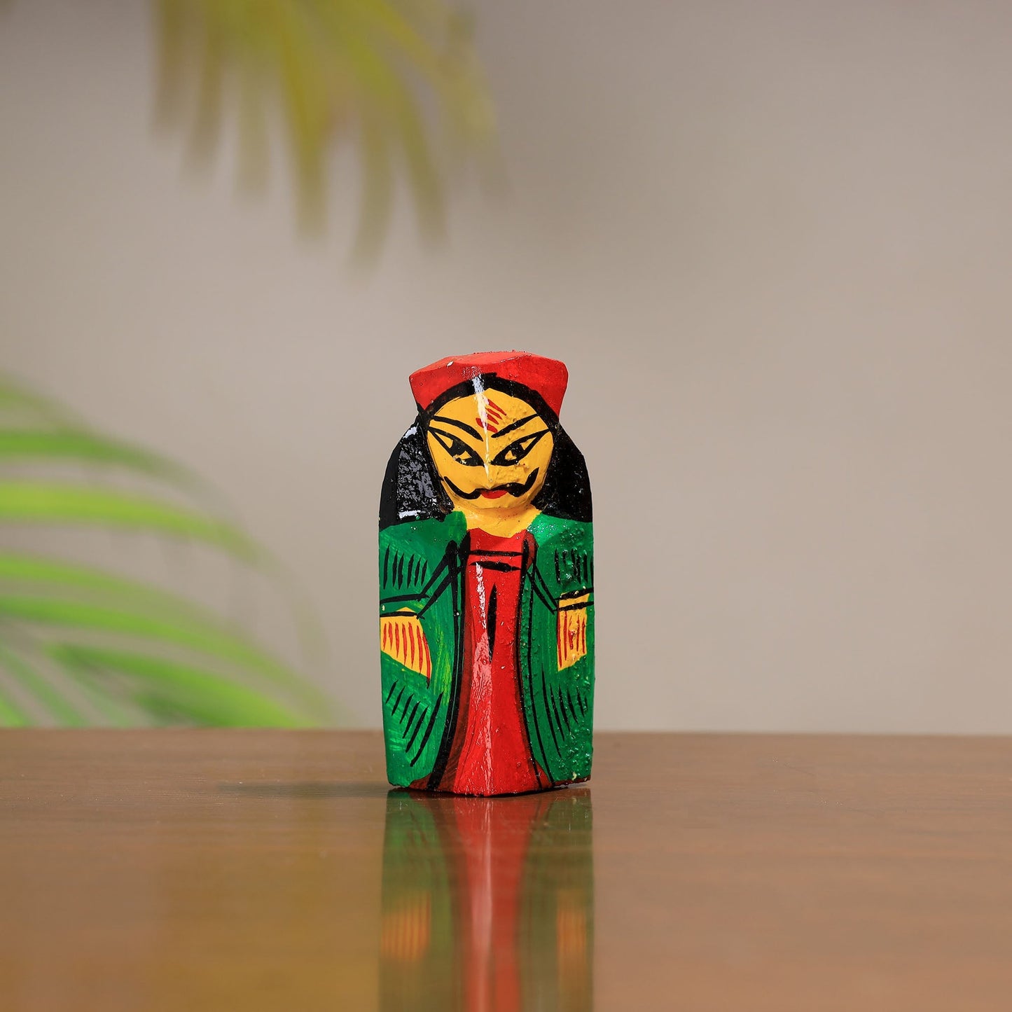 King & queen - traditional burdwan wood craft handpainted