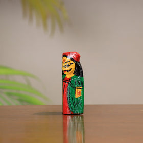 King & queen - traditional burdwan wood craft handpainted