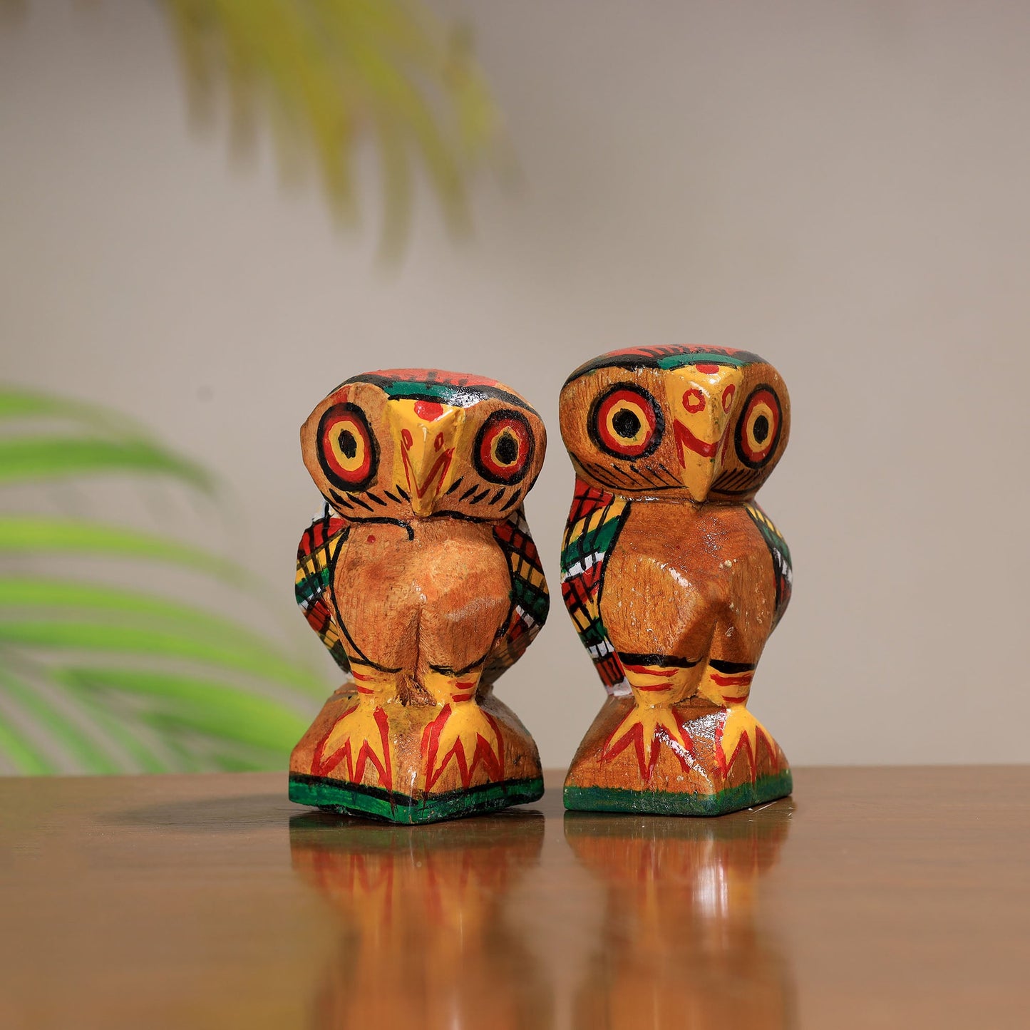 King & queen - traditional burdwan wood craft handpainted