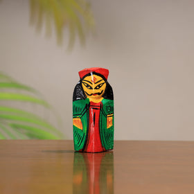 King & queen - traditional burdwan wood craft handpainted