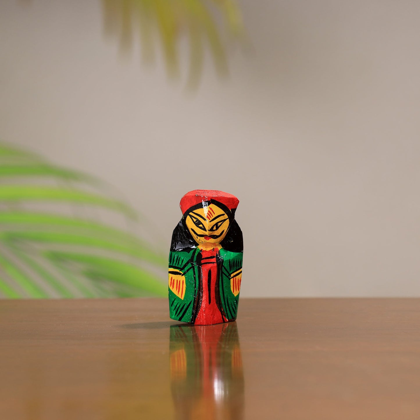 King & queen - traditional burdwan wood craft handpainted