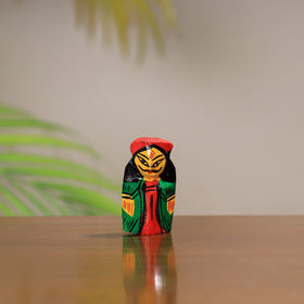 King & queen - traditional burdwan wood craft handpainted