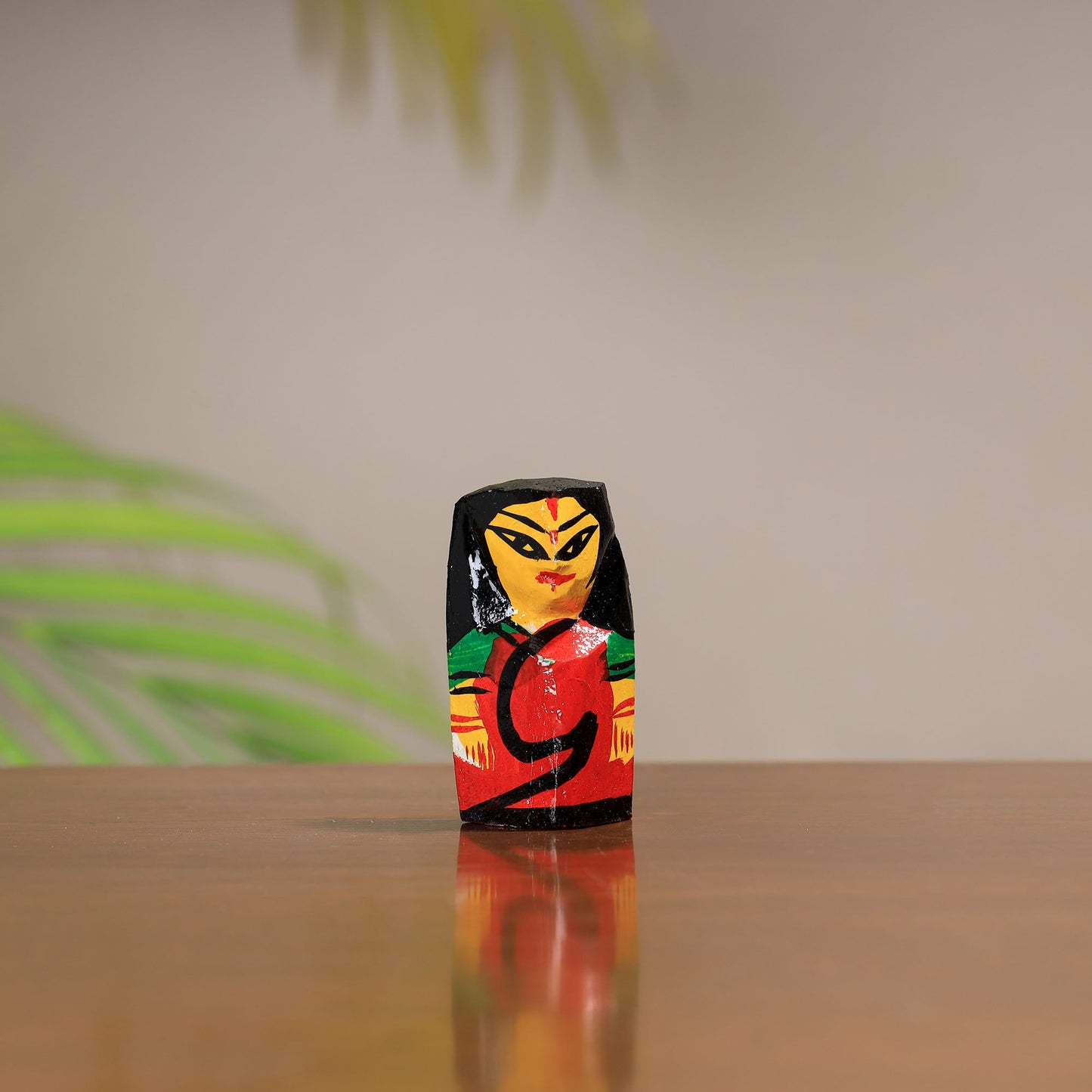 King & queen - traditional burdwan wood craft handpainted