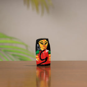 King & queen - traditional burdwan wood craft handpainted