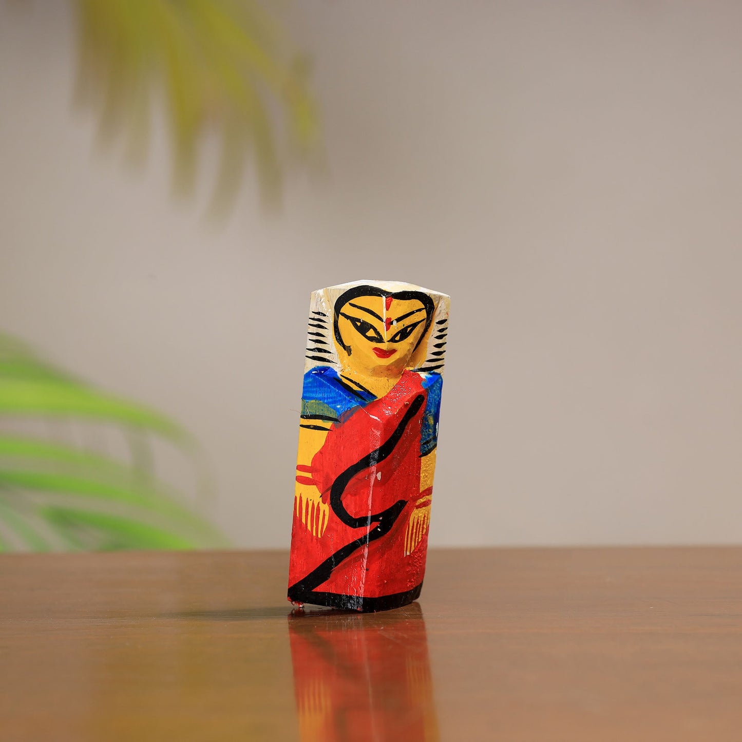 King & queen - traditional burdwan wood craft handpainted