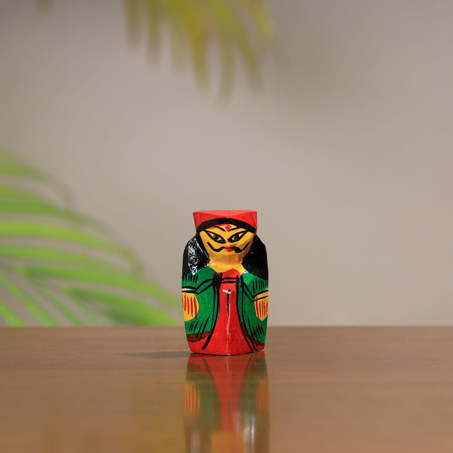 King & queen - traditional burdwan wood craft handpainted