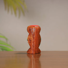  Traditional Burdwan Wood Craft Handpainted Sculpture 36 