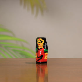 King & queen - traditional burdwan wood craft handpainted