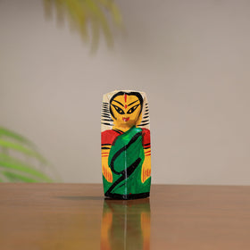 King & queen - traditional burdwan wood craft handpainted