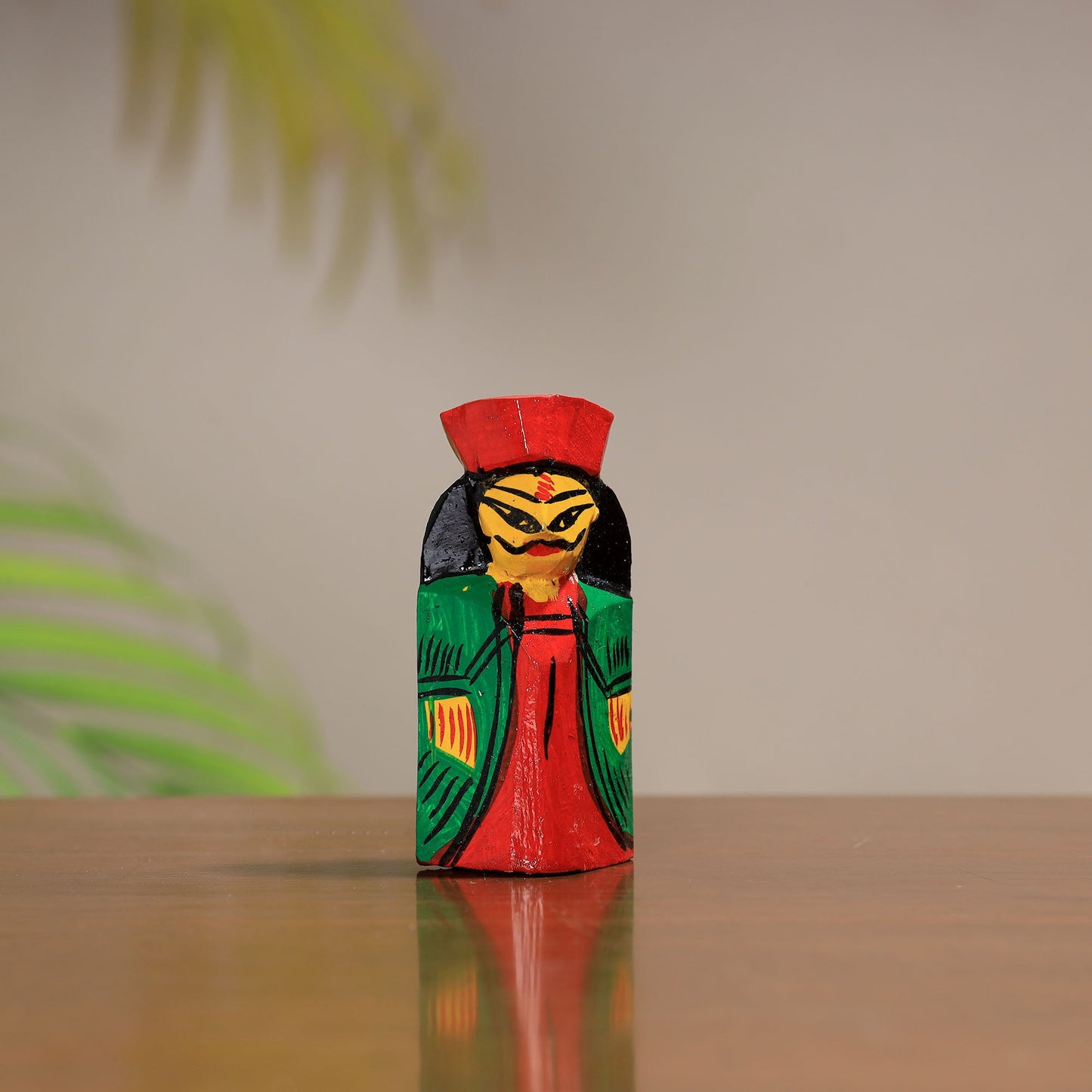 King & queen - traditional burdwan wood craft handpainted