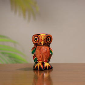 King & queen - traditional burdwan wood craft handpainted