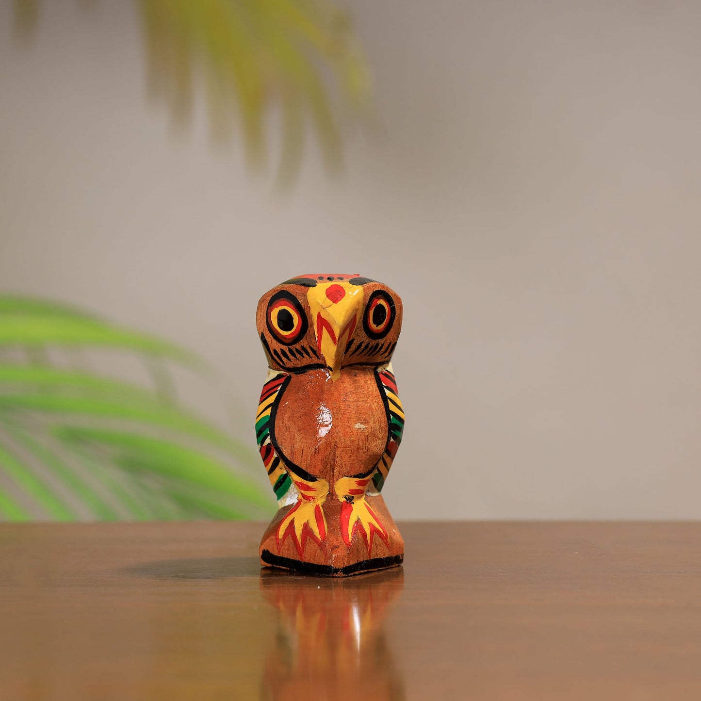 King & queen - traditional burdwan wood handpainted owl