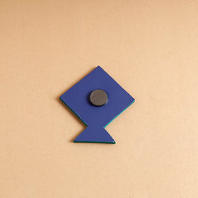  Kite - Abstract Pastel Handpainted Wooden Magnet 