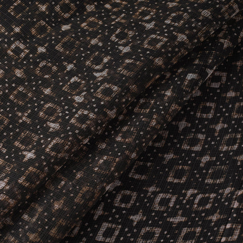 Kota doria cotton hand block batik print fabric 05