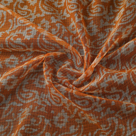 Kota doria cotton hand block batik print fabric 07