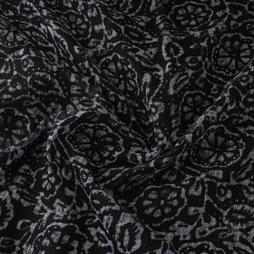 Kota doria cotton hand block batik print fabric 08