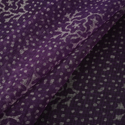 Kota Doria Cotton Hand Block Batik Print Fabric 08