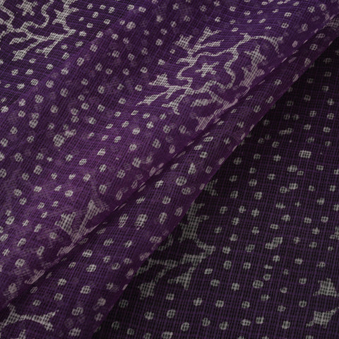 Kota Doria Cotton Hand Block Batik Print Fabric 08