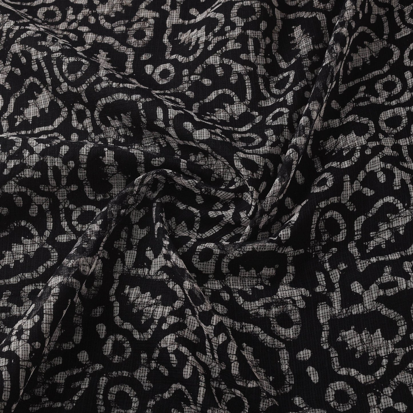 Kota doria cotton hand block batik print fabric 10