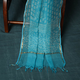 Kota doria cotton hand block jaipur print 3pc unstitched