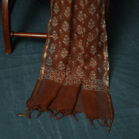 Kota doria cotton hand block jaipur print 3pc unstitched