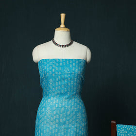 Kota doria cotton hand block jaipur print 3pc unstitched