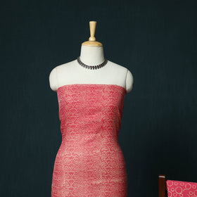 Kota doria cotton hand block jaipur print 3pc unstitched