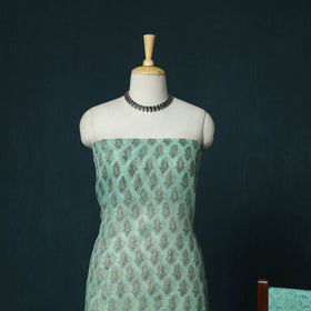 Kota doria cotton hand block sanganeri print 3pc unstitched