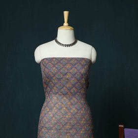 Kota doria cotton hand block sanganeri print 3pc unstitched