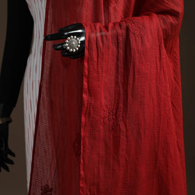 Kota doria cotton hand embroidered lucknowi chikankari