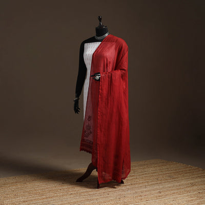 Kota doria cotton hand embroidered lucknowi chikankari